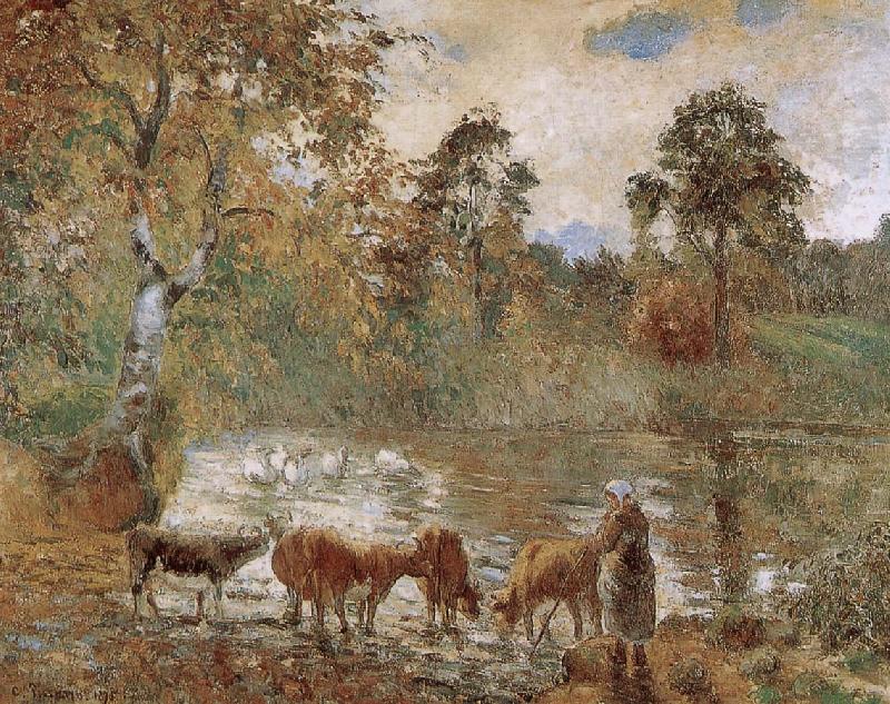 Camille Pissarro pond